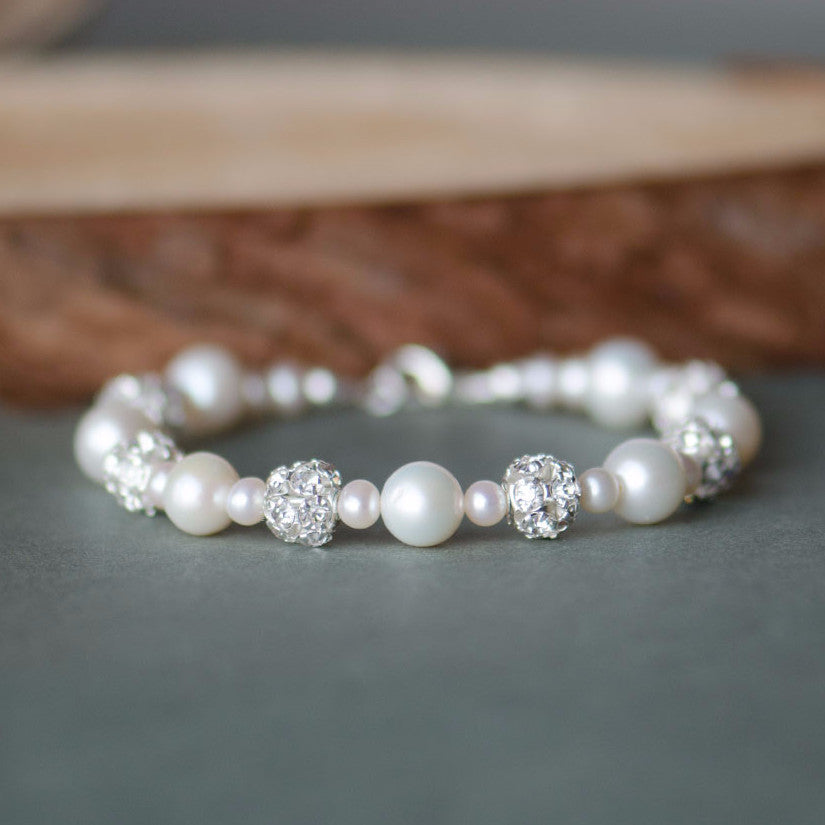 Sterling Silver Freshwater Pearl Bracelet 639376/FW-RH | Clater Jewelers |  Louisville, KY